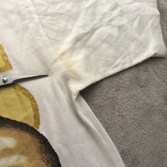 Obama Yes We Can T-Shirt Mens XL Broadway White Graphic Tee Vintage Patriotic - Picture 8 of 13